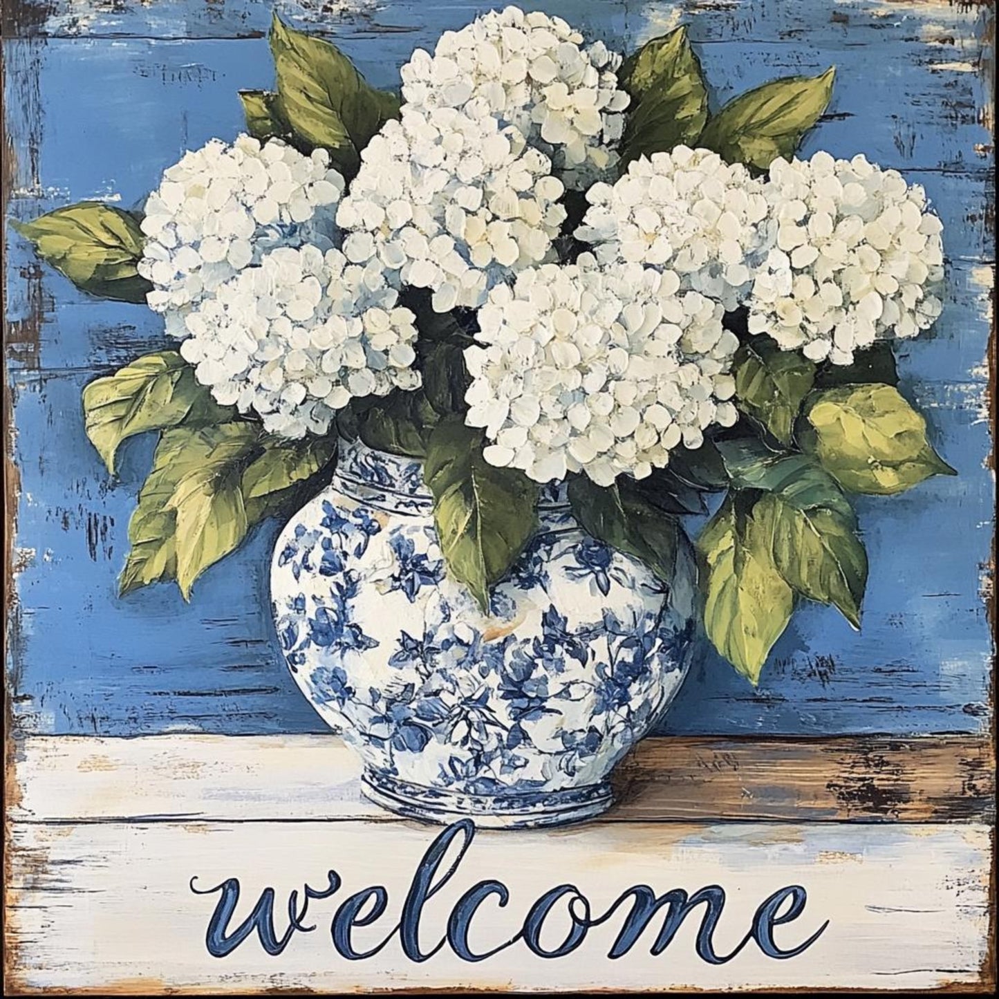 Everyday sign for crafting, floral welcome wreath sign, wall decor, front porch decor for everyday