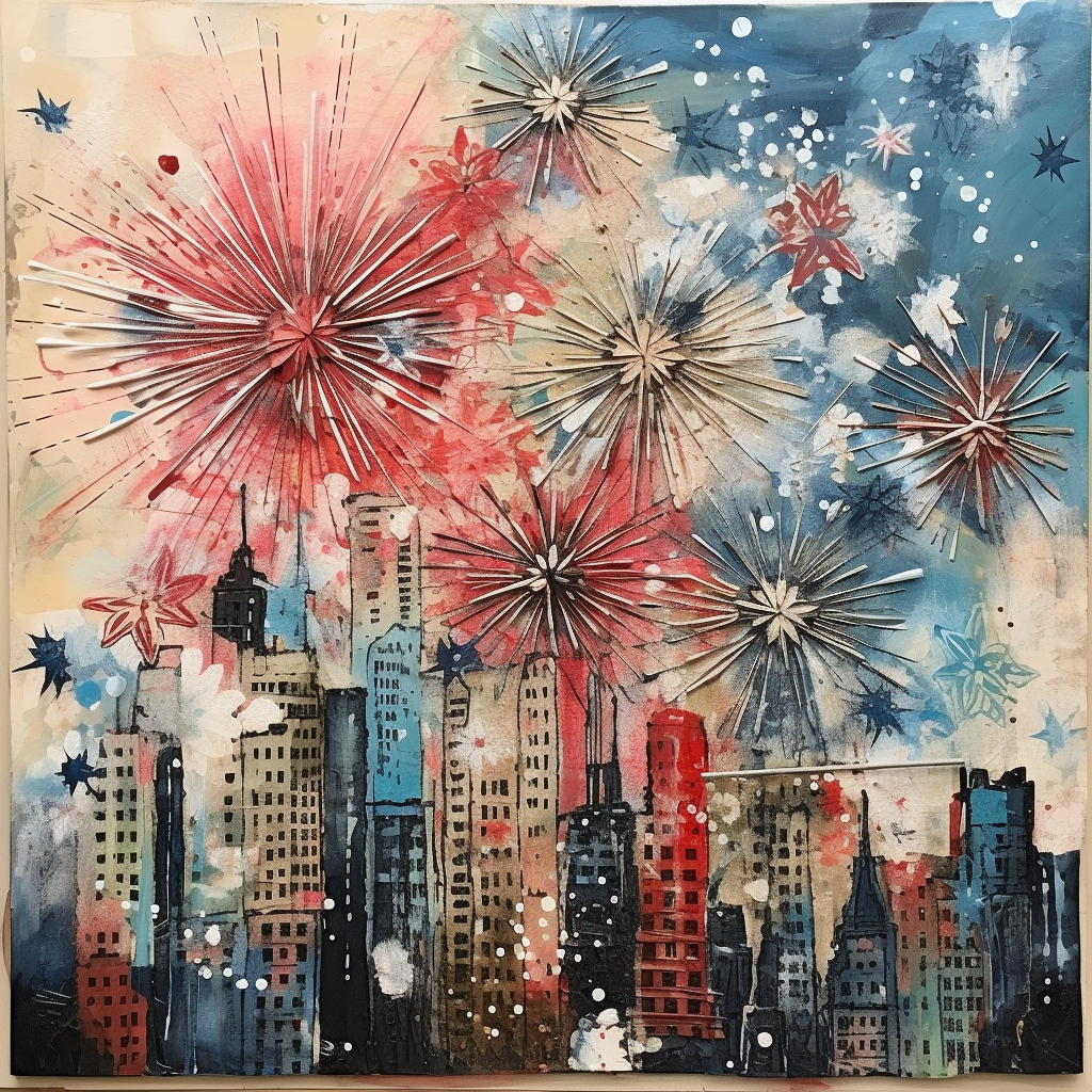 Patriotic Fireworks