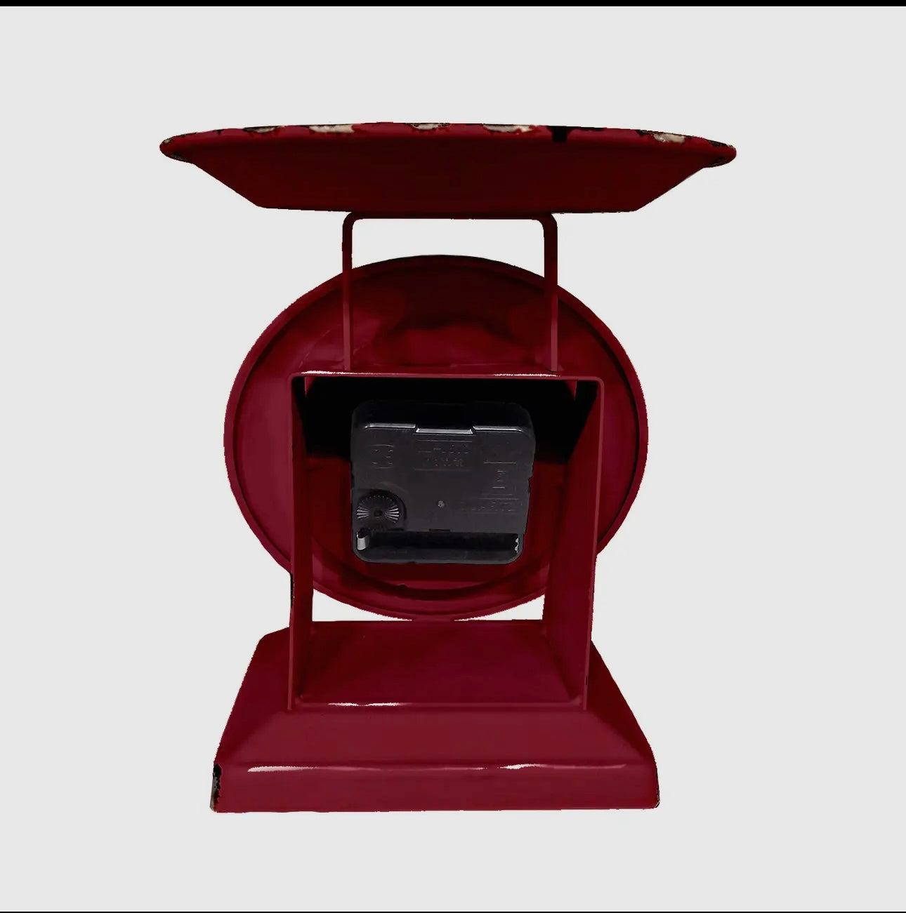 Vintage Dear Santa Old Town Scale Clock
