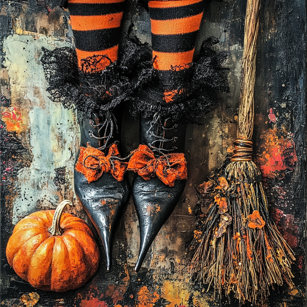 Whimsical Witches Boots