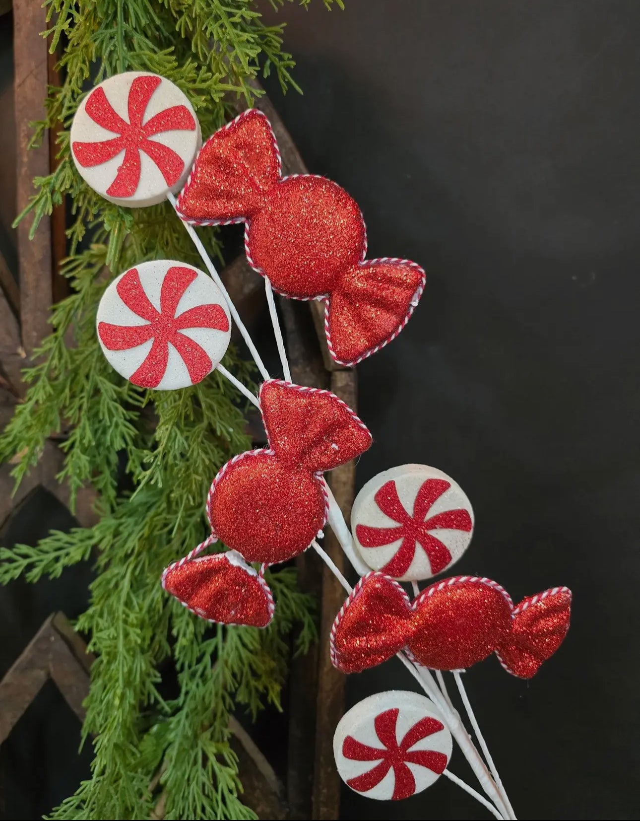 Red Glitter Tree Topper Kit