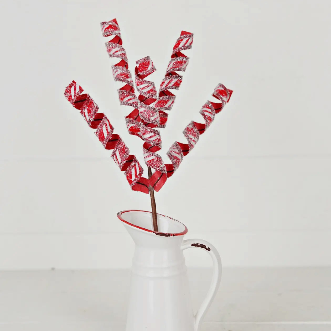 Red Glitter Tree Topper Kit