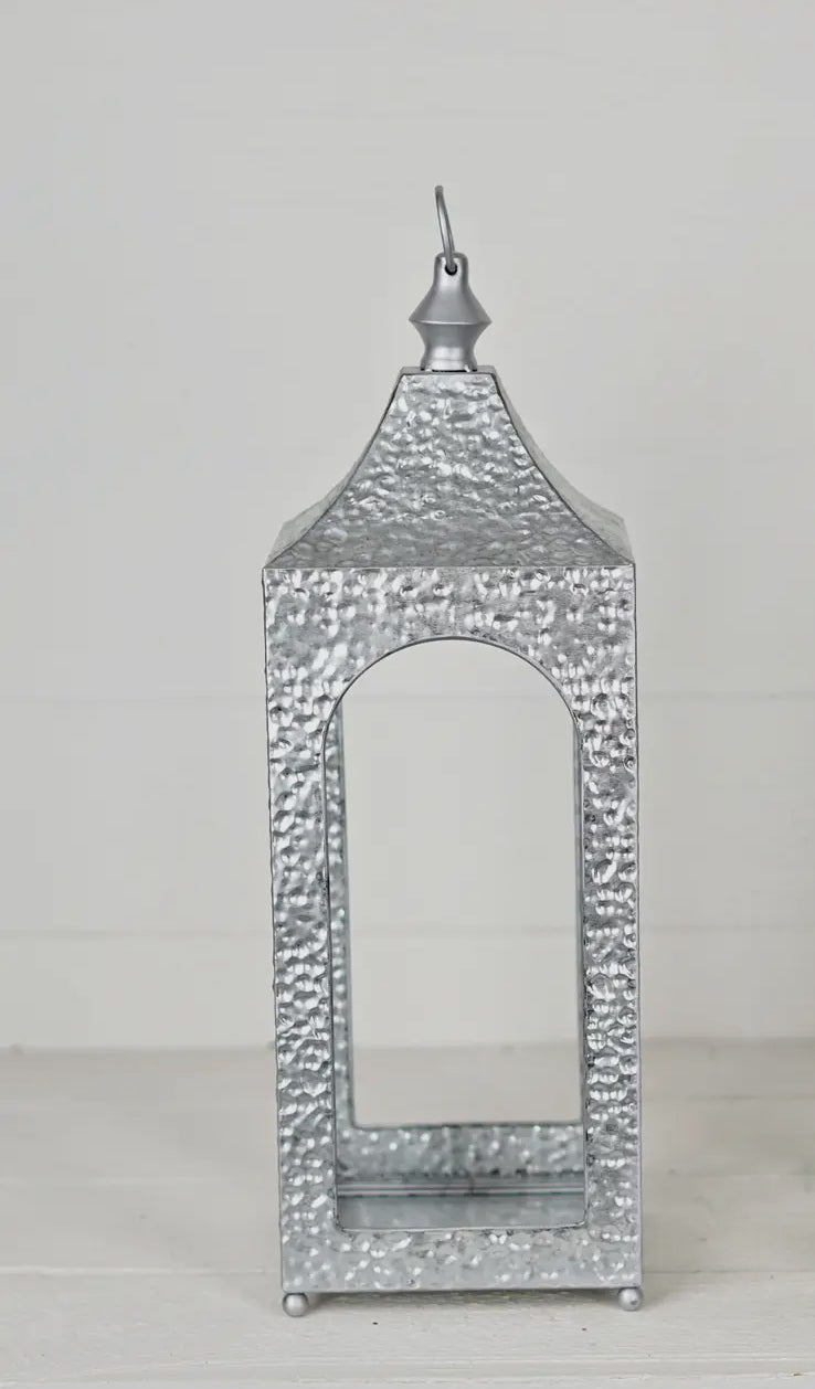 Hammered Silver Lantern Kit