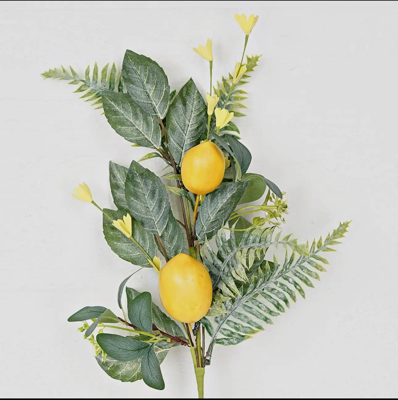 Lemon Themed Wreath Kit (florals and ribbon only)