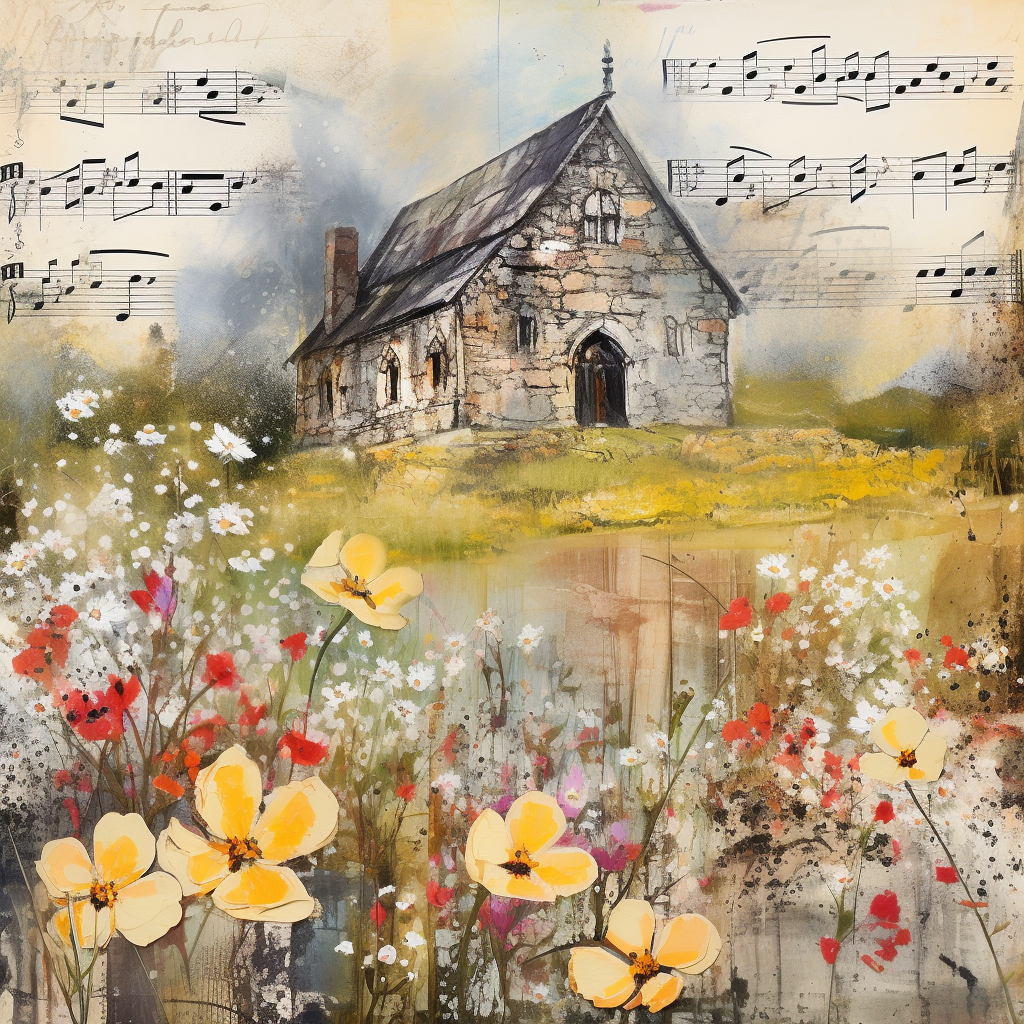 Rustic Country Church Sign