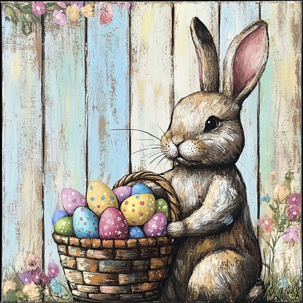 Easter Bunny and Basket
