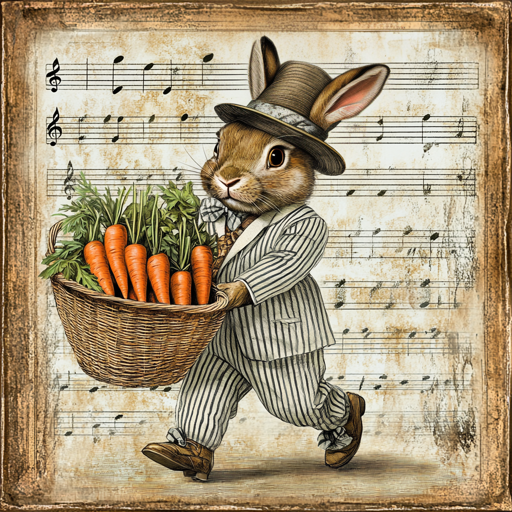 Peter Rabbit at the Carrot Patch
