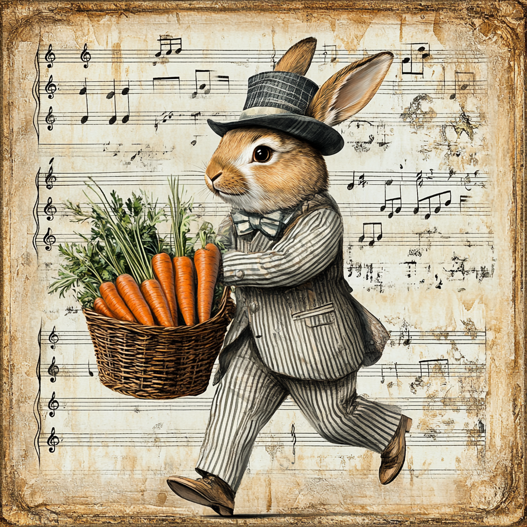 Peter Rabbit at the Carrot Patch