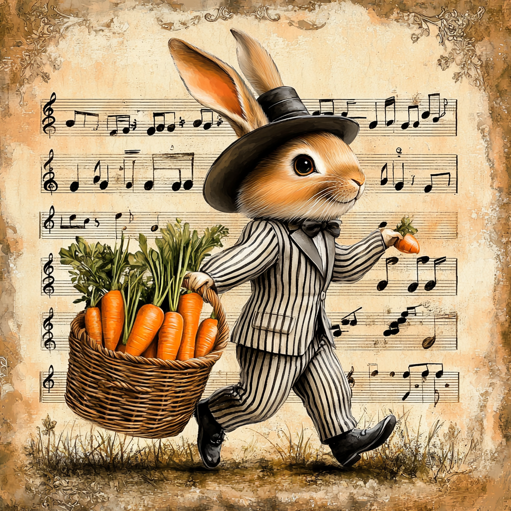 Peter Rabbit at the Carrot Patch