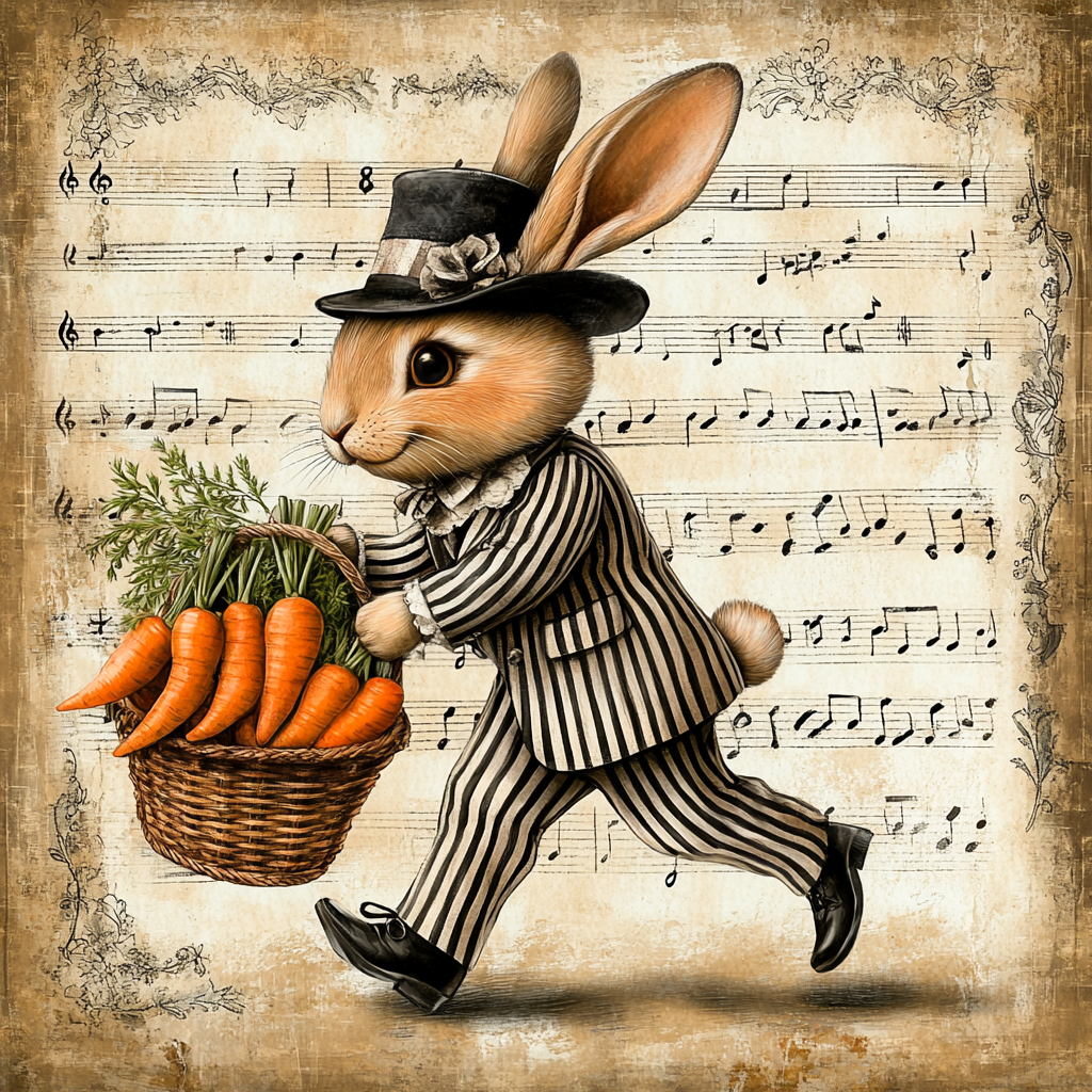 Peter Rabbit at the Carrot Patch