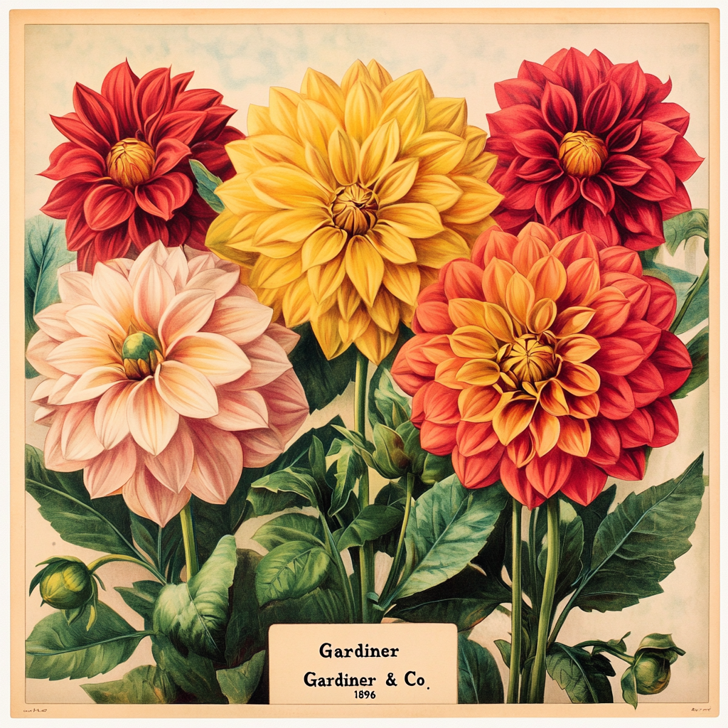 Vintage Flower Seed Packet