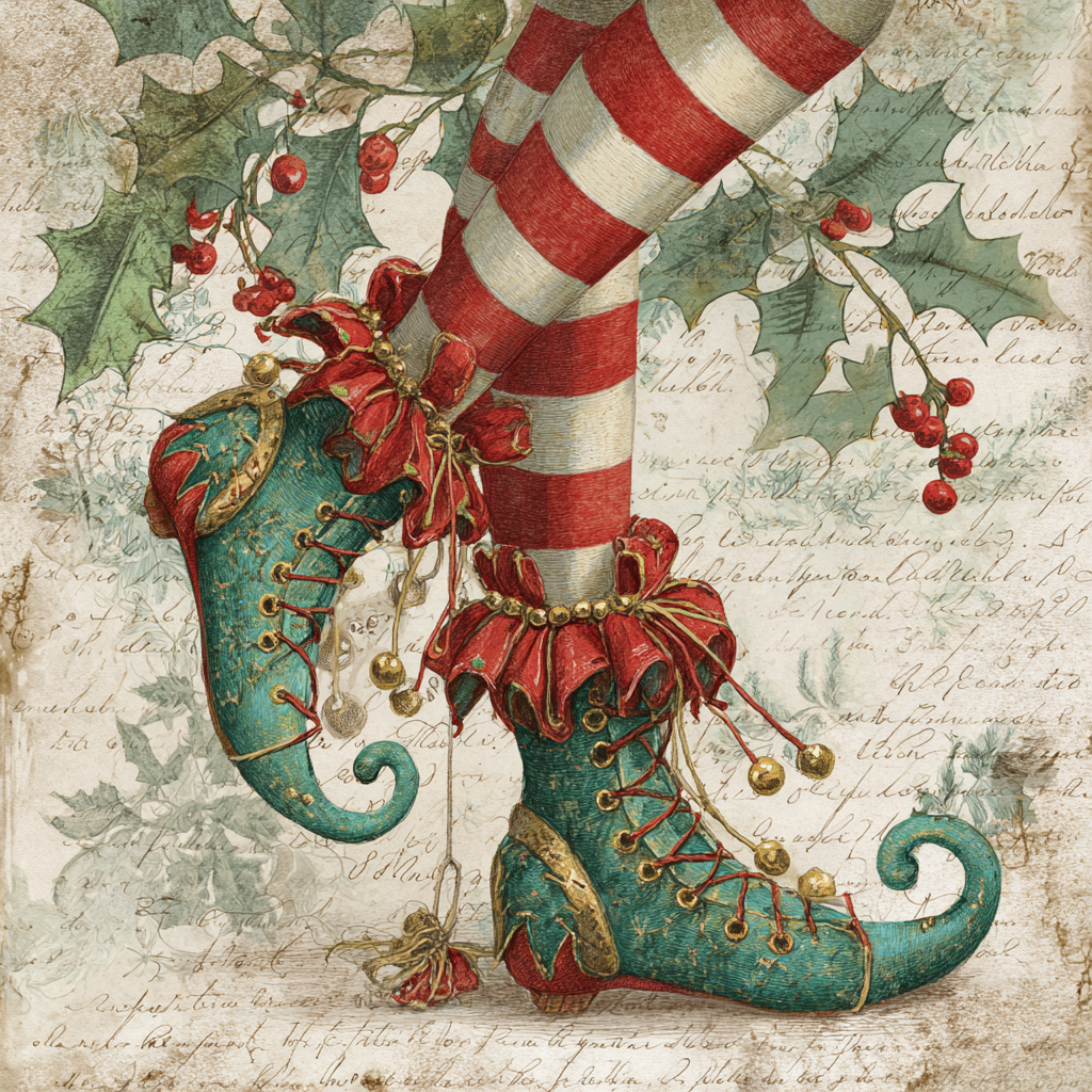Vintage Christmas Elf