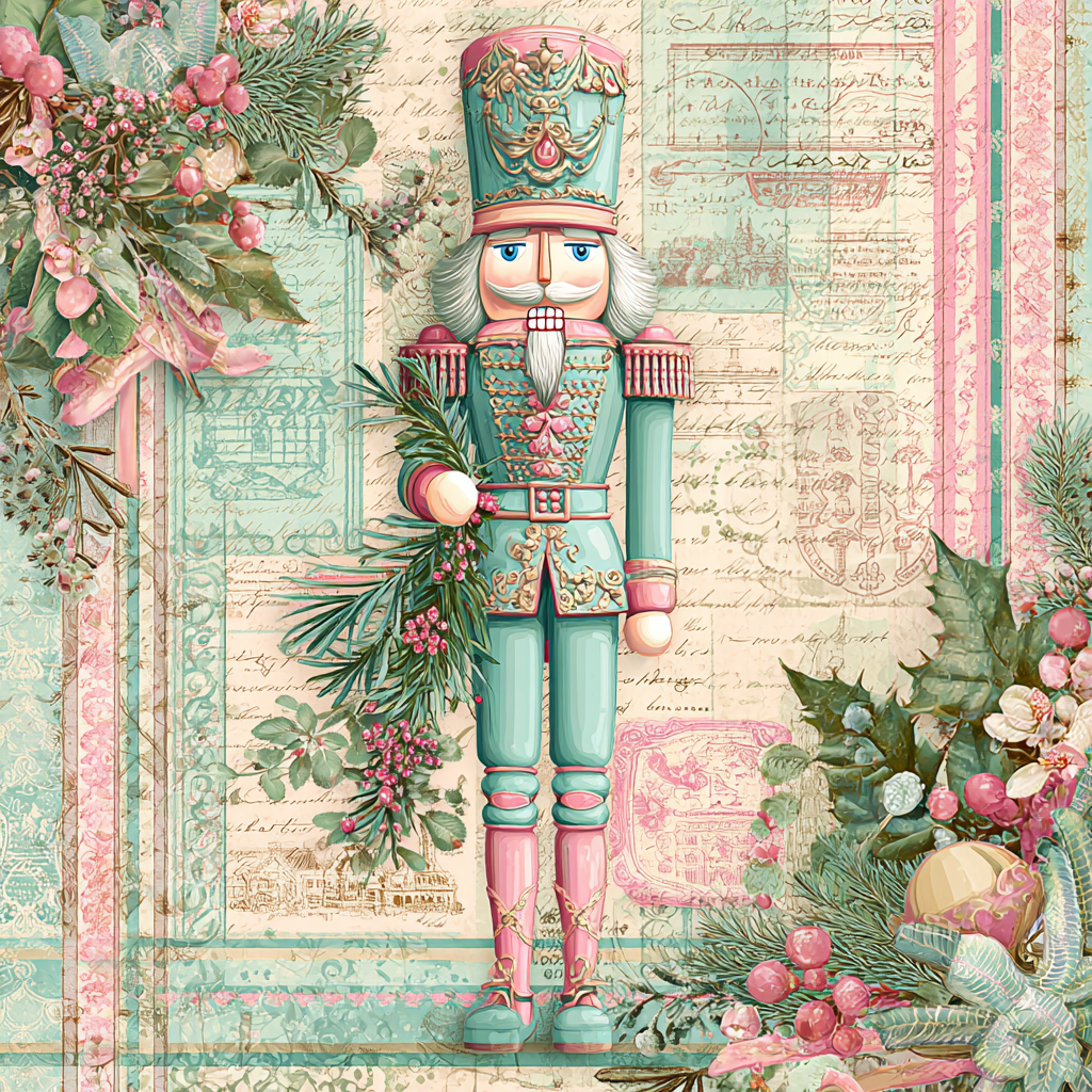 Pastel Candy Land Christmas Nutcracker