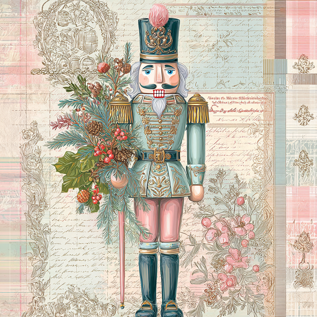 Pastel Christmas Nutcracker