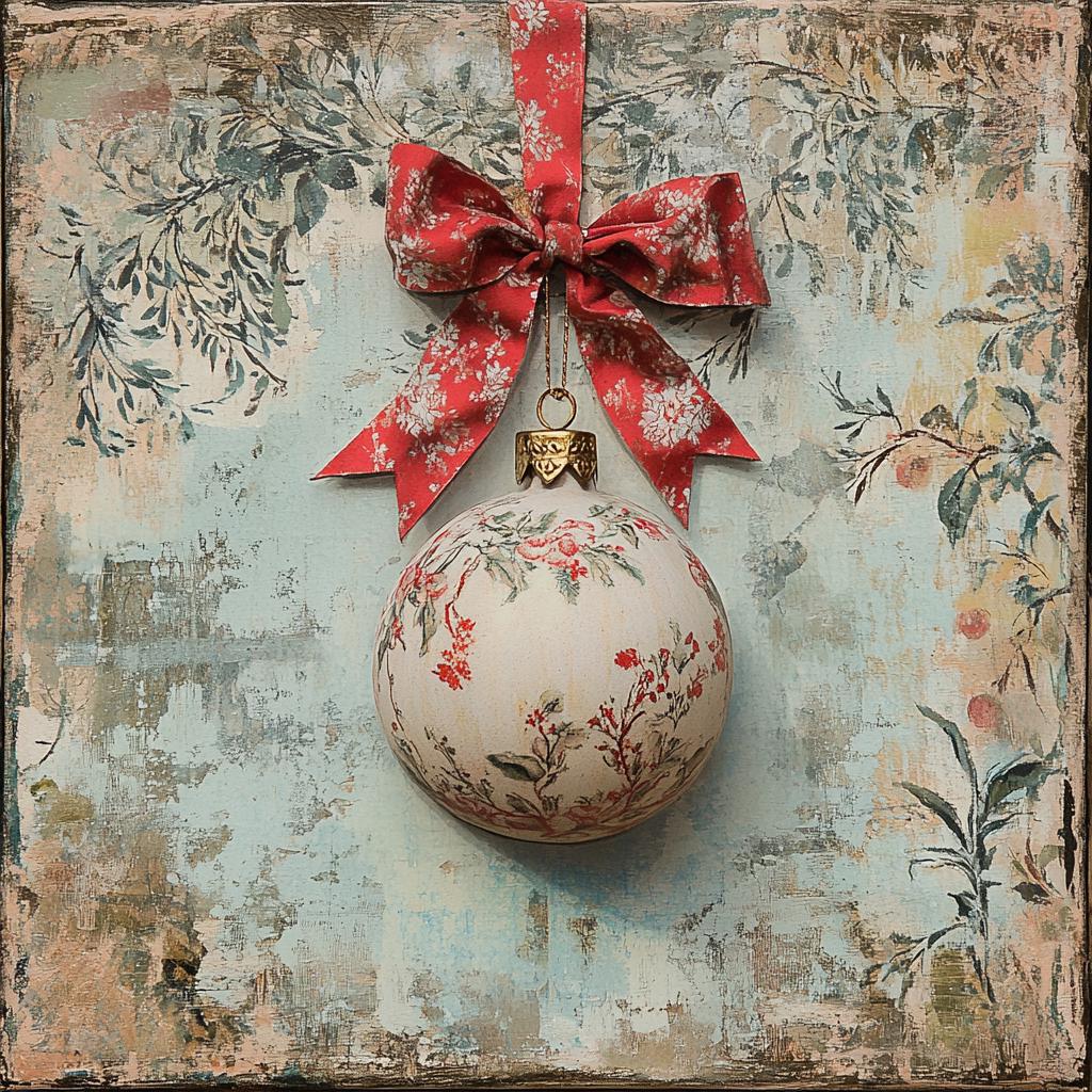 Christmas Ornaments sign for crafting, winter wreath sign, Christmas wall decor, door decor, chinoiserie