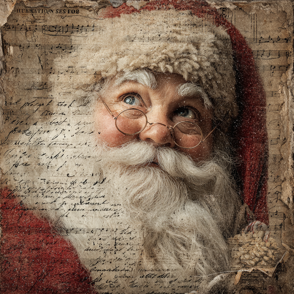 Vintage old world Santa Claus