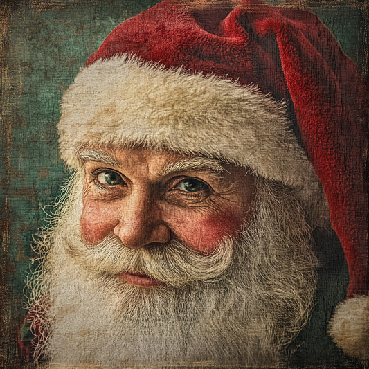 Christmas sign for crafting, Christmas wreath sign, Christmas wall decor, vintage Santa Claus