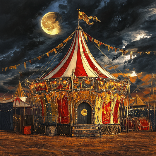 Spooky Carnival Sign, Halloween wall decor