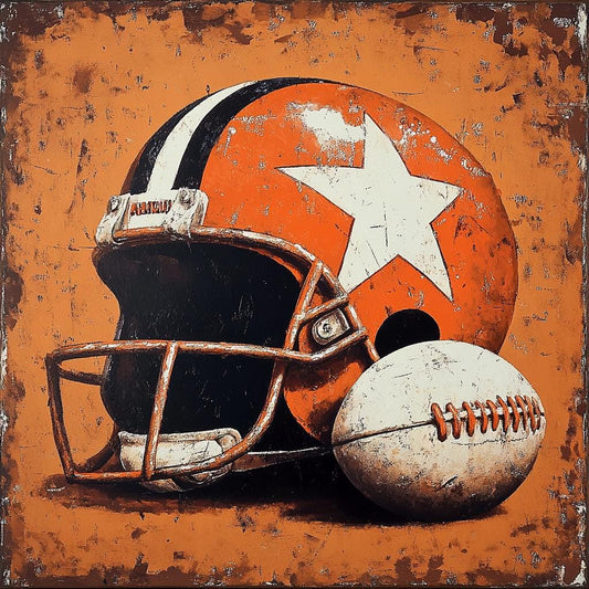 Everyday sign for crafting, fall wreath sign, fall wall decor, traditional fall colors, football , vintage sports, cowboys, orange and black