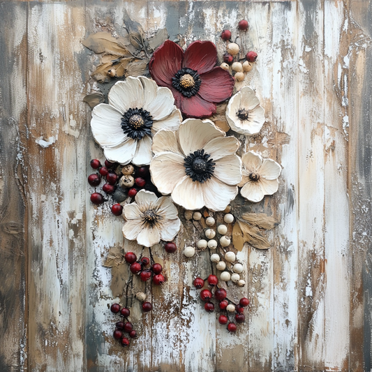 Everyday Rustic vibrant Florals and Berries
