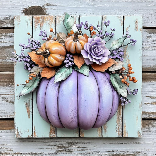 Fall sign for crafting, fall wreath sign, fall wall decor, pastel non traditional colors, wildflowers , whimsical