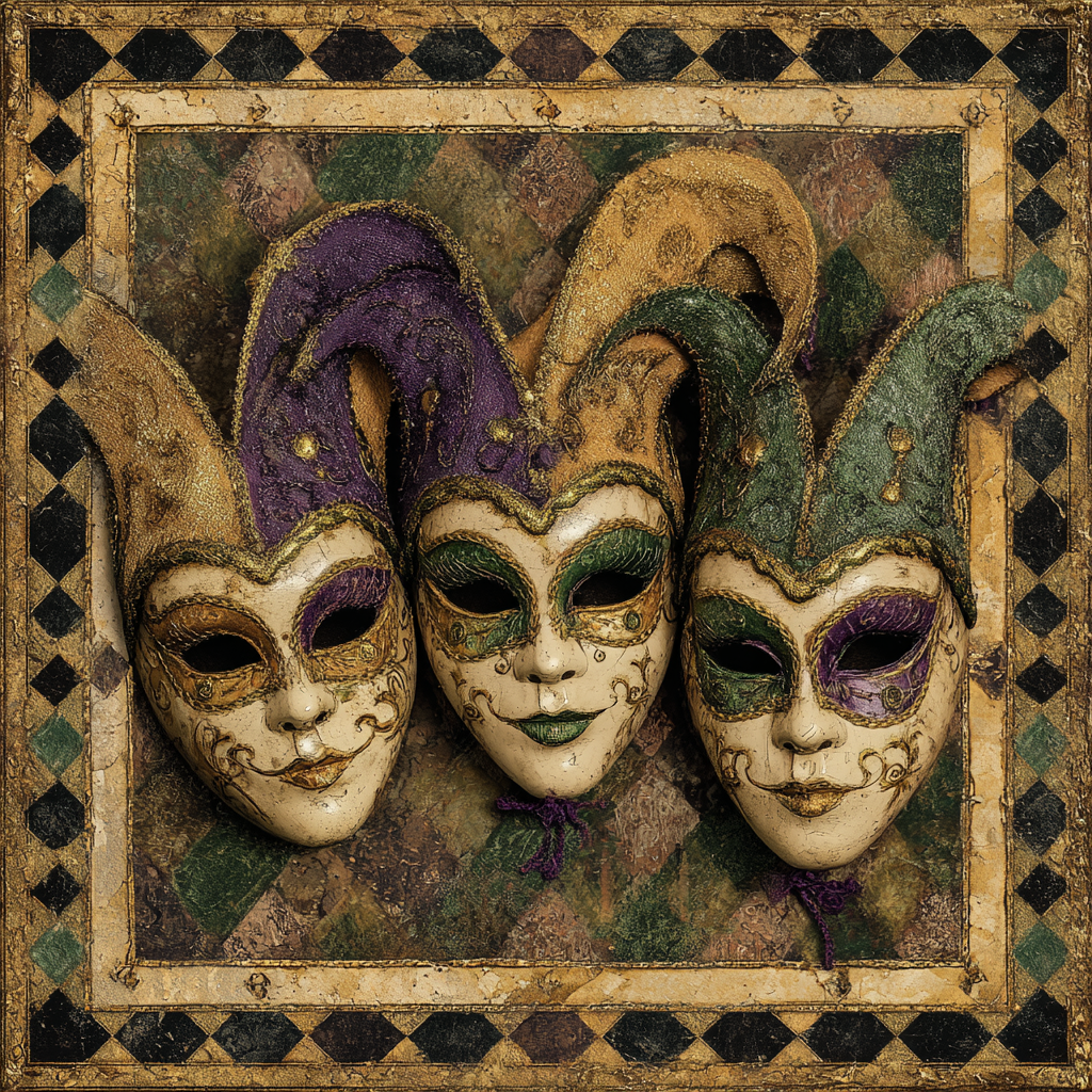 Vintage Mardi Gras Sign