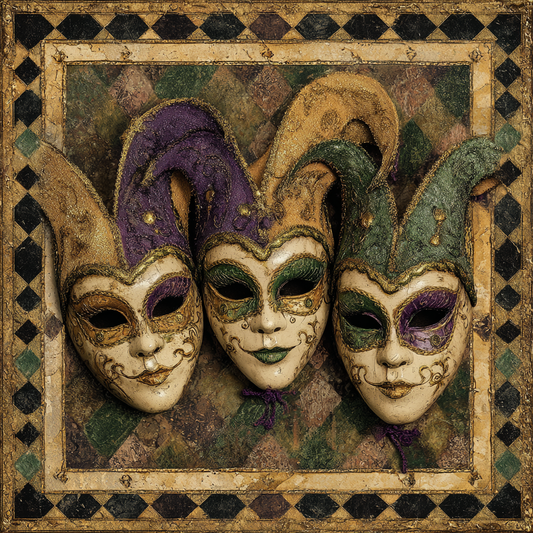 Vintage Mardi Gras Sign