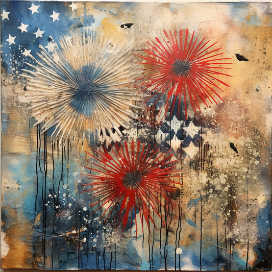 Patriotic Fireworks