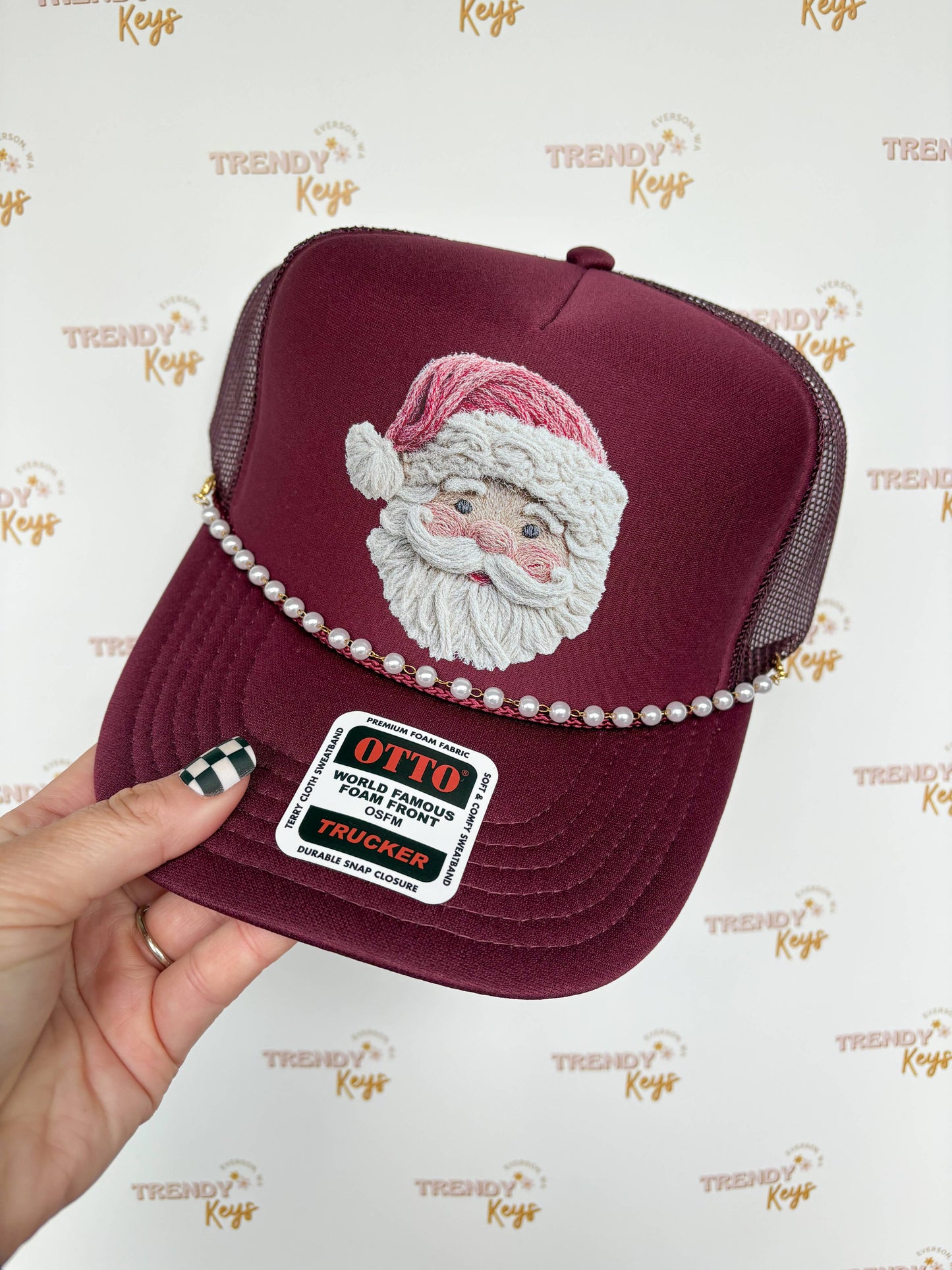 Yarn Santa Trucker Hat
