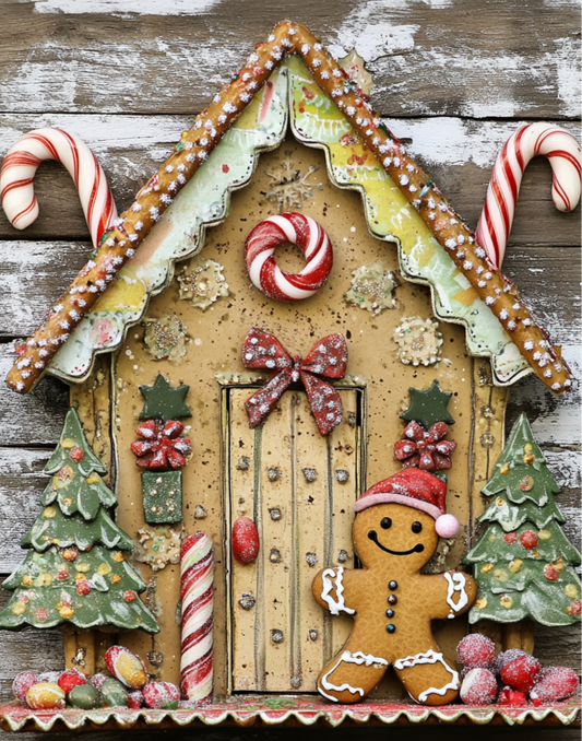 Traditional Christmas Gingerbread House