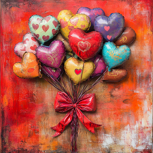 Valentines Balloon bouquet