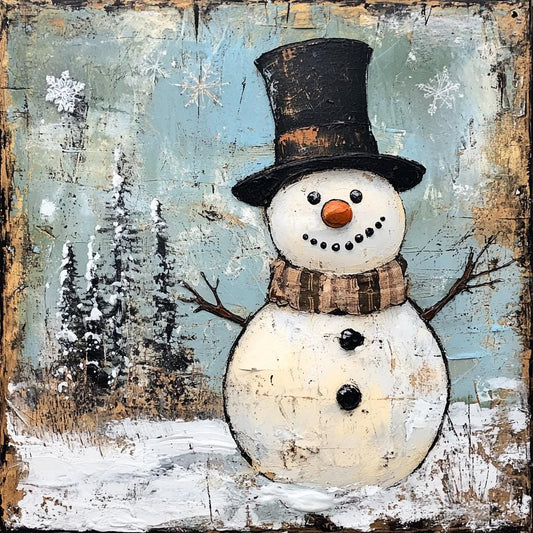 Christmas sign for crafting, Christmas wreath sign, Christmas wall decor, vintage rustic snowman