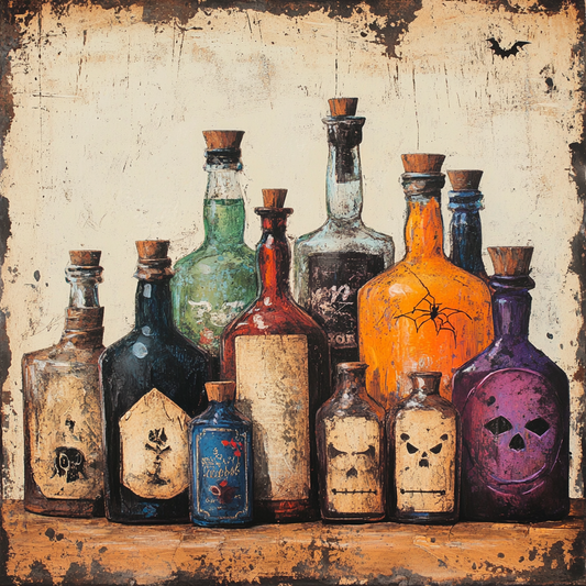 Halloween Potion Bottles