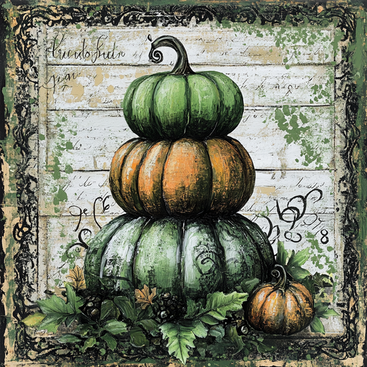 Traditional Fall Pumpkin Topiary sign for crafting, fall wreath sign, fall wall decor