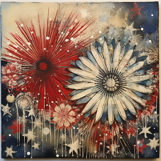 Patriotic Fireworks