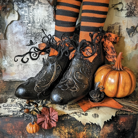 Whimsical Witches Boots