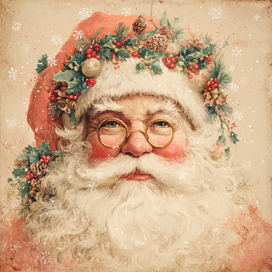Pastel Santa Claus