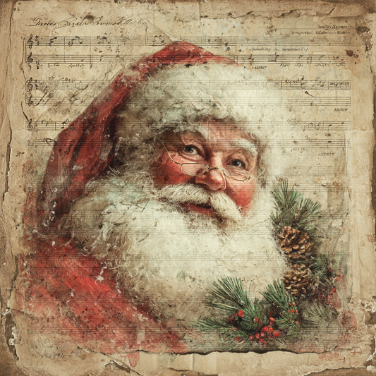 Vintage old world Santa Claus