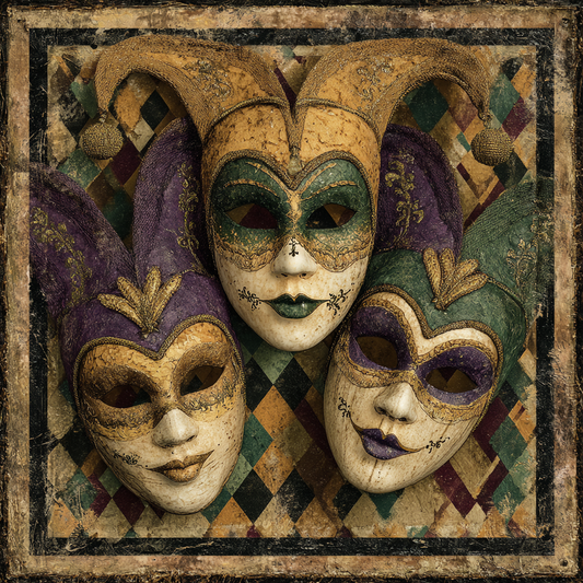 Vintage Mardi Gras Sign