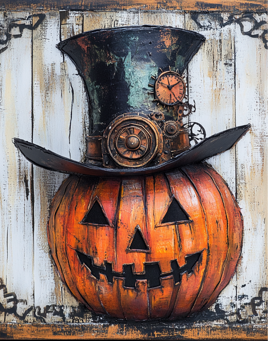 Steampunk Jack-O-Lantern