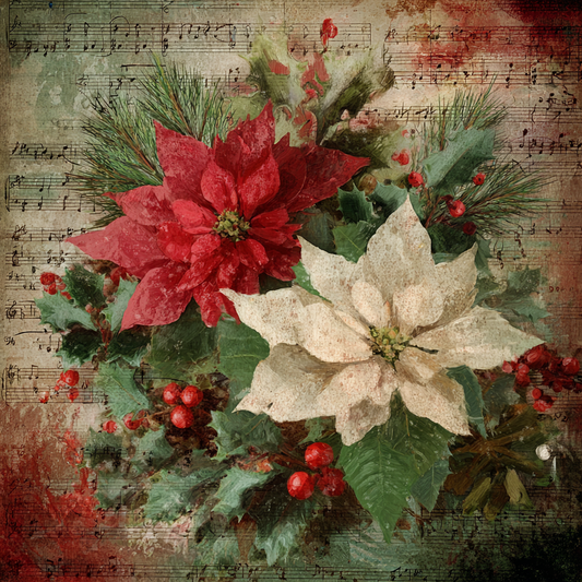 Christmas florals and Holiday Music