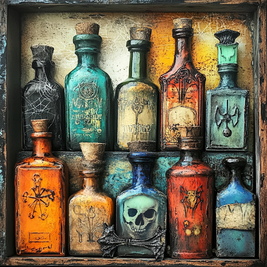 Halloween Potion Bottles