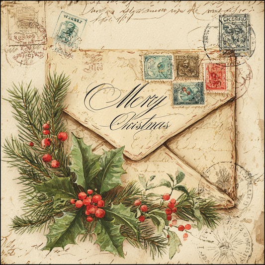 Vintage Christmas Letter to Santa