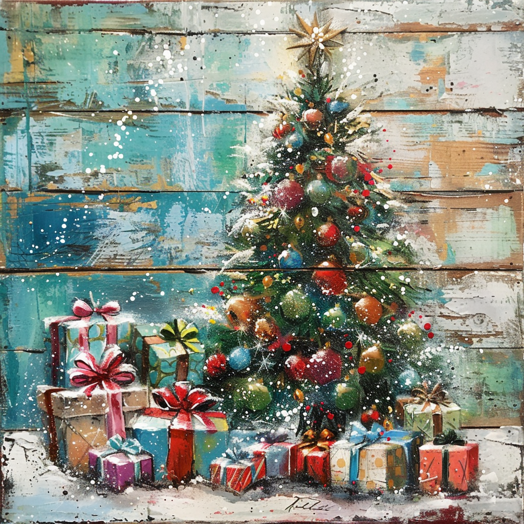 Ribbon & Christmas themed Sign Bundle