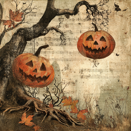 Spooky Forest, Halloween wall decor