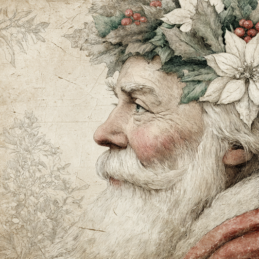 Vintage old world Santa Claus
