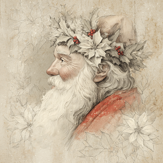 Vintage old world Santa Claus