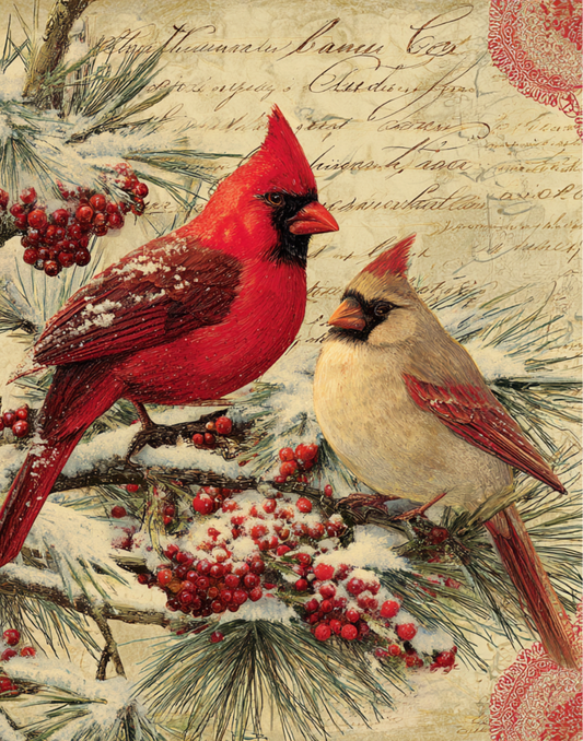 Winter Cardinals