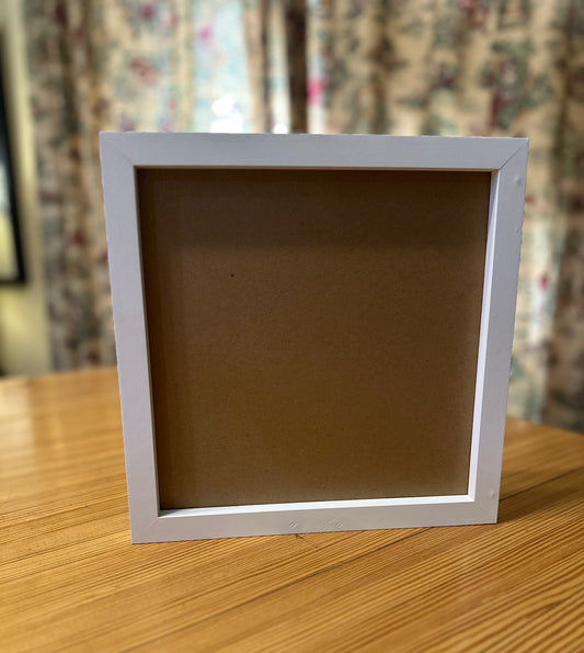 10x10 White Sign Frame