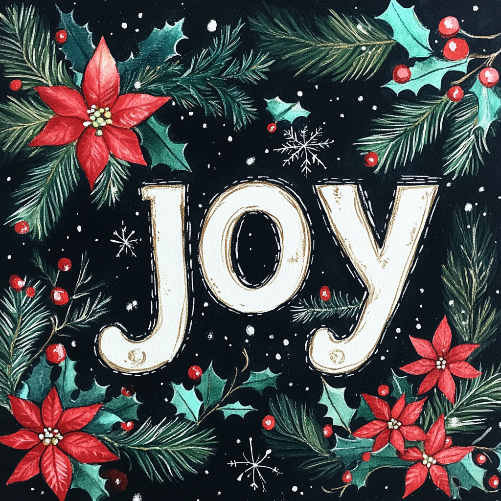 Christmas JOY sign